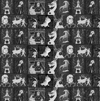 

frozen Kristoff Olaf sven Hans Fabric for Diaper Material Breathable DIY Baby clothing boys custome party shirts dress textile