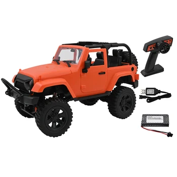 

1/14 4WD 2.4G Simulation Climbing Off-Road Vehicle Convertible Remote Control Car Toy For Children Educational Toys-Orange White