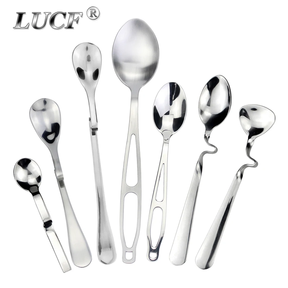 Stainless Steel Creative Tea Spoons Peculiar Coffee Dessert Spoons Scoops Funny Utensils Special Sugar Spoon