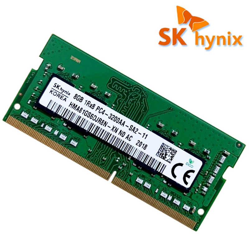 Оригинальная оперативная память SK HYNIX ddr4 8 Гб 3200 МГц ОЗУ sodimm DDR4 память с поддержкой памяти PC4 8G 3200AA ОЗУ для ноутбука 4 ГБ 8 ГБ 16 ГБ 32 ГБ