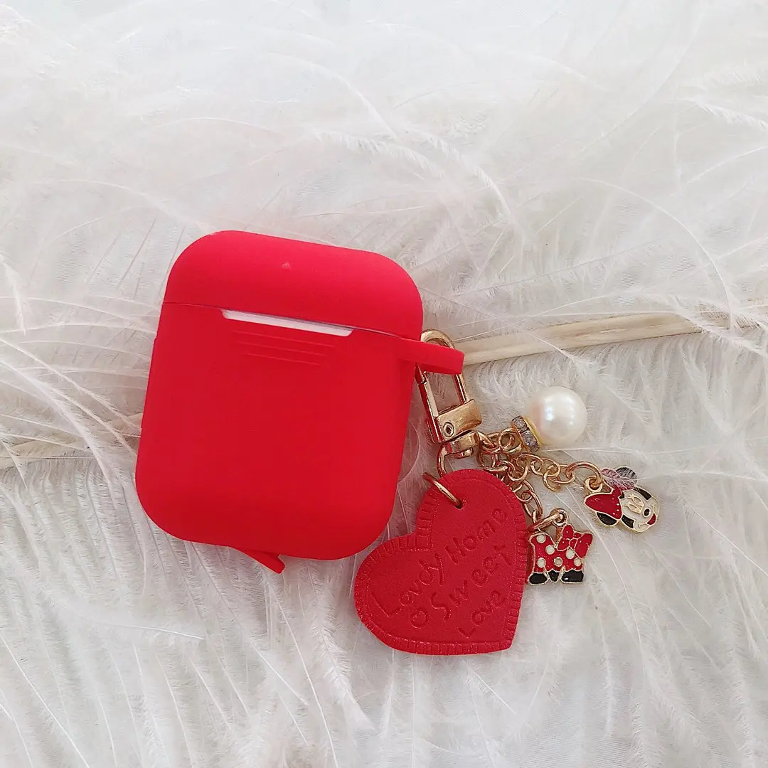 Чехол для Xiao mi Airdots Pro/mi Air 1, Роскошный брелок для ключей, силиконовый чехол для Xiaomi mi Air, беспроводной чехол для наушников - Цвет: AB7