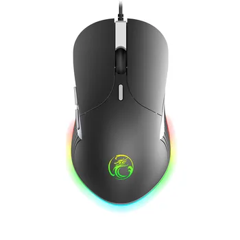 

2020 newest hot sales IMICE X6 6400DPI USB Wired Backlit Optical Mouse Ergonomic Game Portable Mice high quality dropship