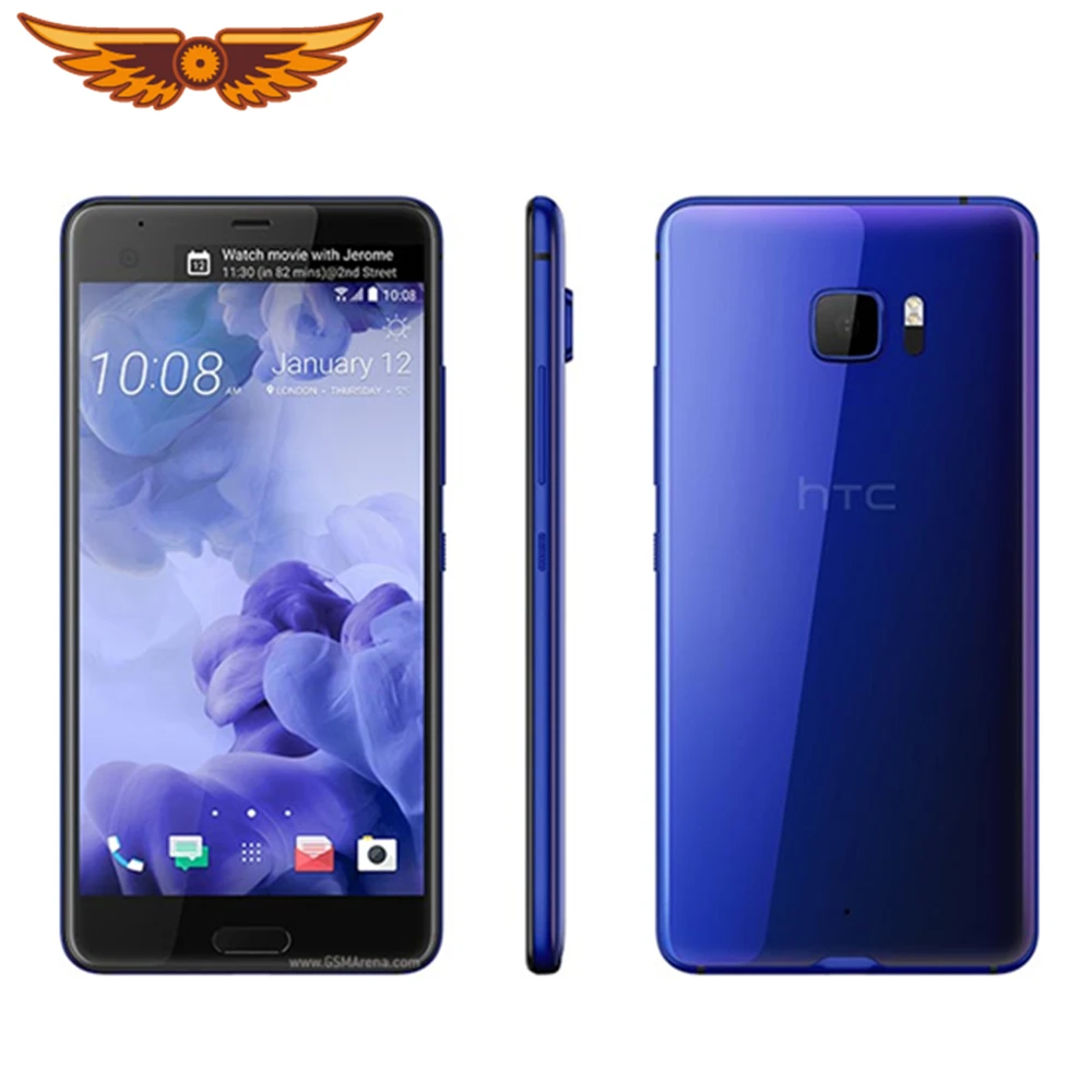 Htc U Ultra 5 7 Polegadas Original Quad Core 4gb De Ram 64gb De Rom Lte Camera De 12mp 2160p Celular Android Dual Sim 3000mah Impressao Digital Celulares Aliexpress