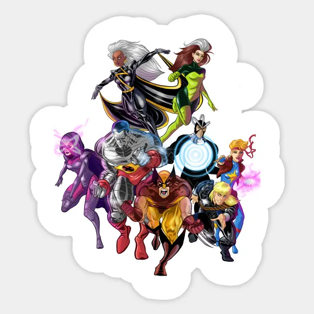 Супер герой X-men стикер s водонепроницаемый Tide модный телефон граффити скейтборд водонепроницаемый ПВХ стикер на стену украшение дома