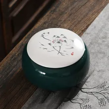 Большие размеры банки для хранения чайной заварки 500 г чай-Лист Олово керамический герметичный Caddy подарок фарфор кухонная банка для хранения Коробка для кофе