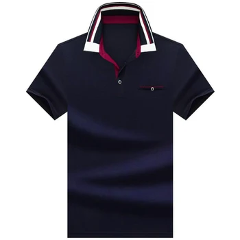 

High quality polo shirt New Summer Short Sleeve Pocket Men's Shirt Polo Mercerized cotton solid casual shirt polo men polos tops