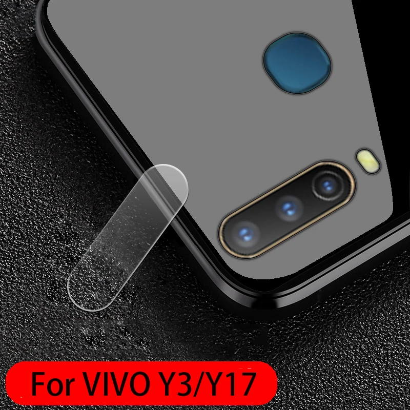 MicroData 2 шт. прозрачная задняя камера Объектив Закаленное стекло для Vivo Y3 Y17 7H ультра-тонкий объектив камеры защитная пленка