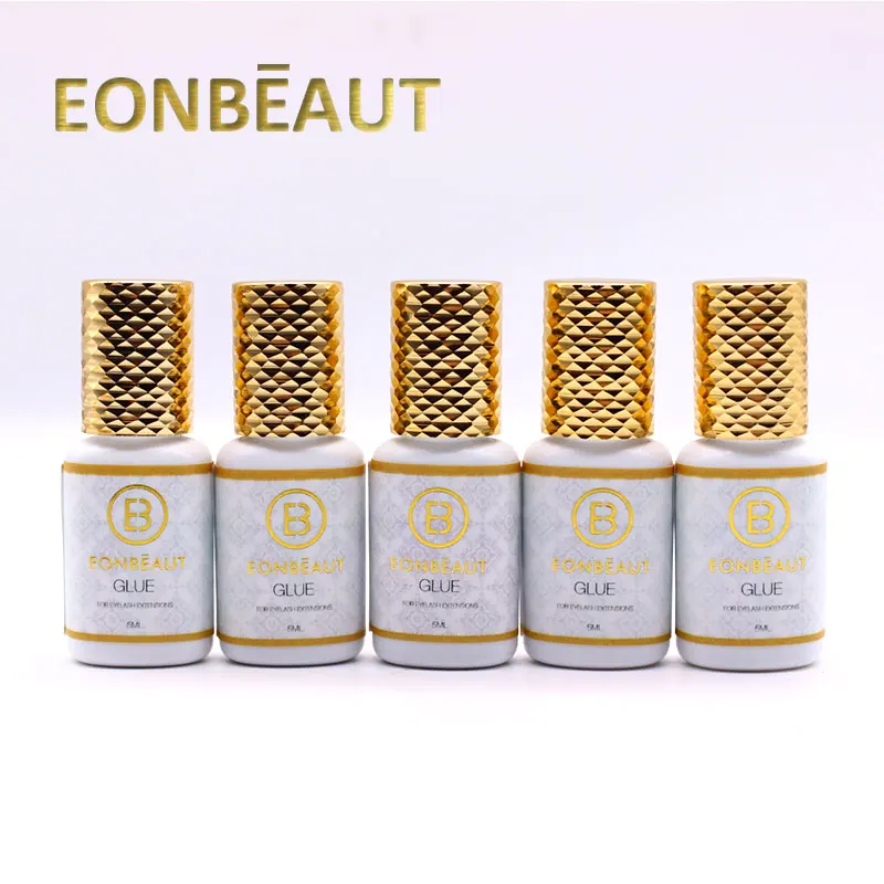 5 бутылочек клей для ресниц EONBEAUT низкий запах наращивания профессиональный
