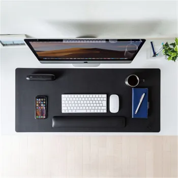 

SANWA large desk mat PU leather mouse pad desk computer desk esports game keyboard pad 3 color selection