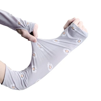 

Half Finger Long Gloves Cuff Outdoor Arm Sleeve Uv Sun Cooling Arm Cuff Sunscreen Sleeve Sports Basketball Sports Golf Arms Long
