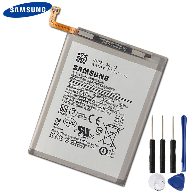 Сменный аккумулятор для телефона EB-BA606ABU для samsung Galaxy A60 аутентичная аккумуляторная батарея 3500 мАч