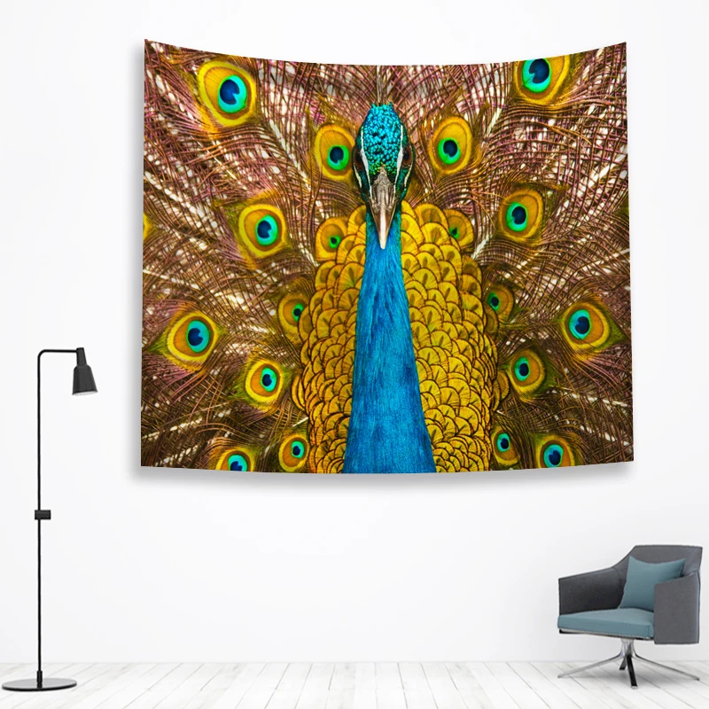 Павлин стены Ttapestry висячие украшения богемный пляжный коврик дом Декор общежития МАНДАЛА ГОБЕЛЕН колдовство хиппи