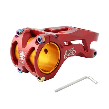 

High Strength Aluminum Alloy Mountain Bicycle Lightweight Outdoor Cycling With Wrench Bike Stem Repair Easy Install Front Rod