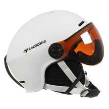 Лыжный шлем цельно-Формованный PC+ EPS красочный лыжный шлем Спорт на открытом воздухе сноуборд скейтборд шлем с очками