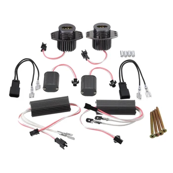 

DHBH-2 Pcs 64W 8 LED Angel Eyes Headlight Lamp Halo for BMW E90 E91 2006 2007 2008