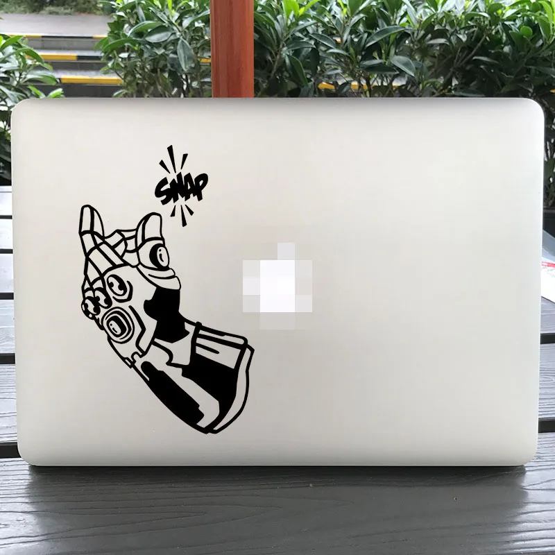 Наклейка Thanos Death Snap для ноутбука Macbook, наклейка Pro Air retina, 11, 12, 13, 15 дюймов, виниловая, hp Mac, поверхность, книга, кожа, наклейка для ноутбука