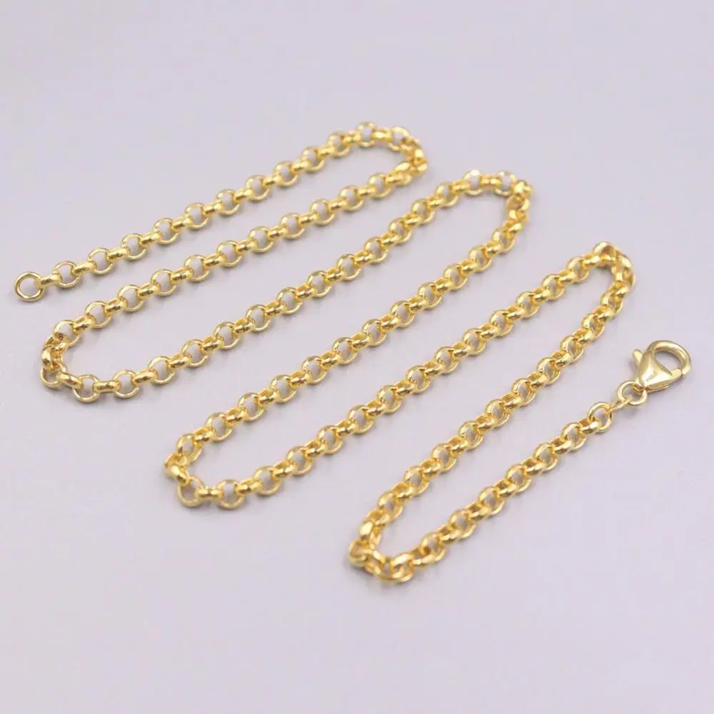 FINE 18INCH Solid 18K Yellow Gold 
