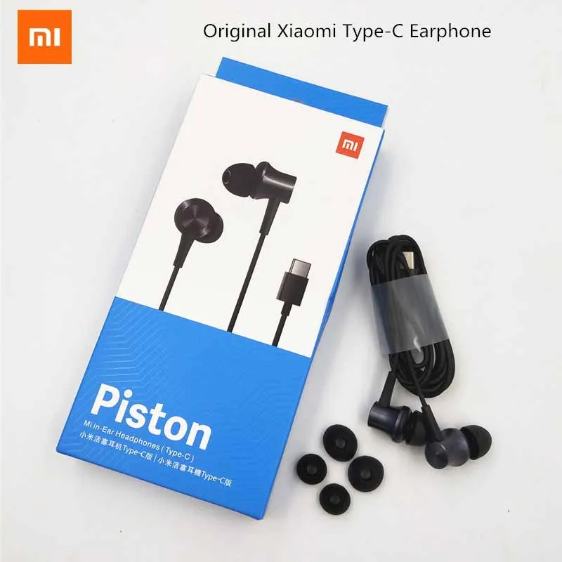 Xiao mi usb type C Piston 3 наушники-вкладыши оригинальные наушники для mi 9 9T 9SE 8 8SE 6 6X A3 A2 mi x 2 2s Черная Акула