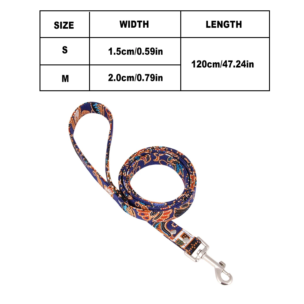 Blue DogLeash Традиционный регулируемый поводок для собаки поводки для питомцев, собак для больших маленьких собак, щенков, Хлопковый Канат, поводок для собак, открытый, Correa para Perro - Цвет: Blue DogLeash