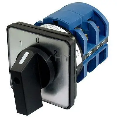 

AC 660V 16A ON-OFF-ON Rotating Selector Universal Changeover Switch