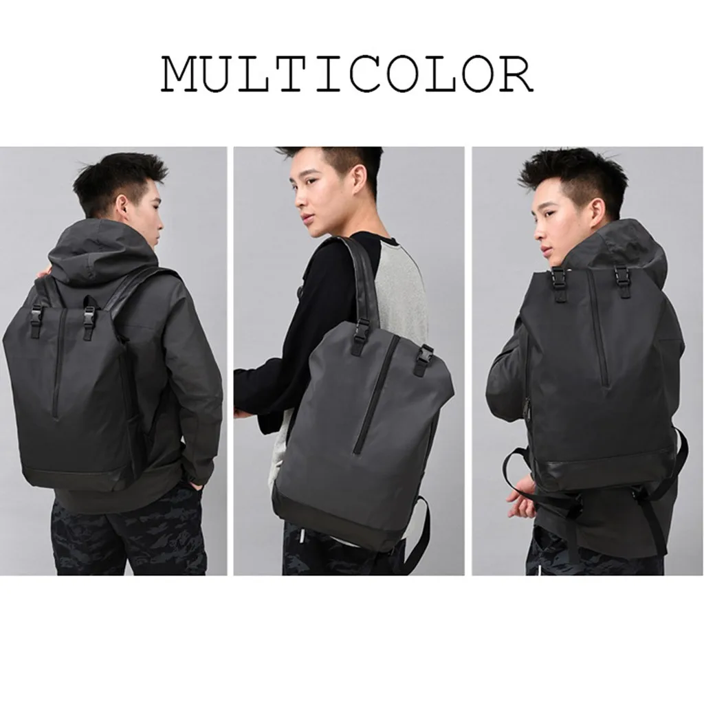 Cool Solid Color Large Capacity Outdoor practical sports Backpack Waterproof multifunctional Backpack laptop bag waterproof