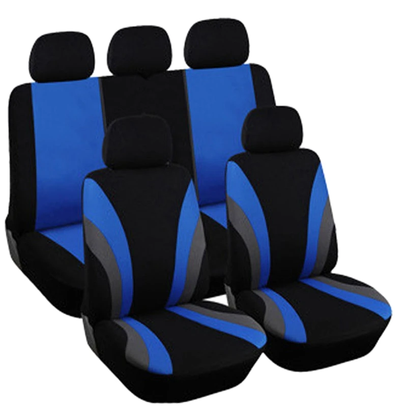 9Pcs/Set Universal Car Seat Cover Auto SUV Interior Accessories Seat
