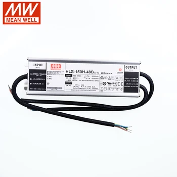 

MEAN WELL HLG-150H-48B 48V Dimmable LED driver 110V/220V AC to 48V DC 3.2A 150W waterproof IP67 Dimming LED Power Supply