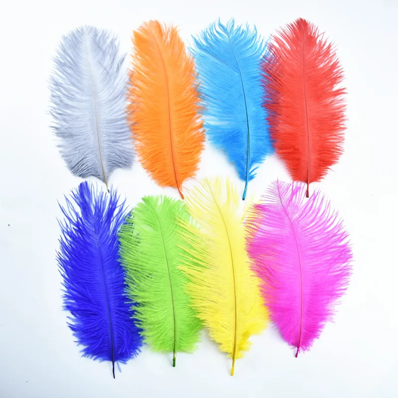 

10pcs/lot Natural Ostrich Feather 20-25cm/8-10" White Feathers Ostrich Plumes Feathers for Crafts Wedding Feathers Decoration