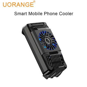 

Smart Mobile Phone Cooler USB Fan Lightweight Radiator Anti-Noise Handheld Heatsink Stand for PUBG Gaming fone gamer with clip
