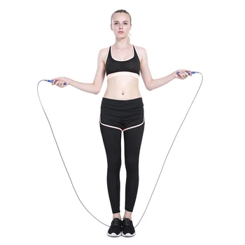 

TOMSHOO Adjustable Speed Jump Rope Lightweight Skipping Jumping Rope Cable Wire Home Gym Fitness Boxing Training Workout Sport