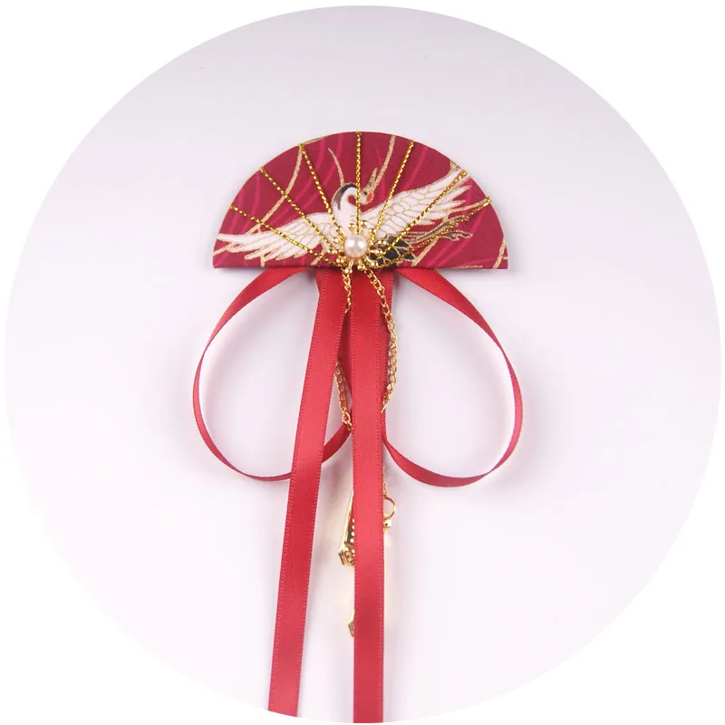 Японский традиционный стиль кимоно цветок шпилька юката украшения для волос невесты ручной работы головные уборы аксессуары для волос стиль - Цвет: color9