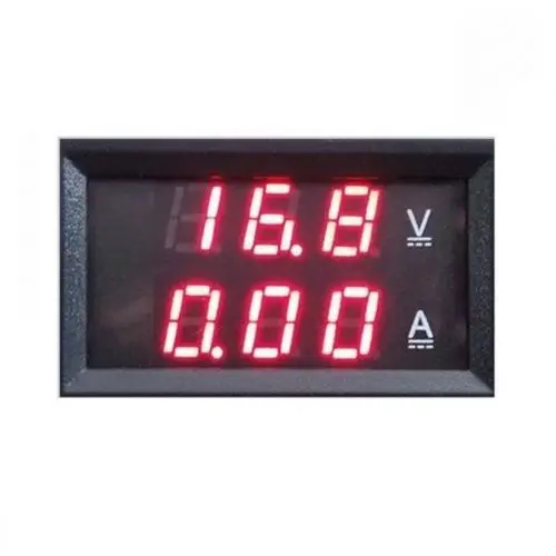 Red Red 50A Цифровой вольтметр Амперметр, 100 в, 10 А, 50 А, 100 А, двойной светодиодный дисплей, Панель Вольт Ампер, измеритель напряжения, тока, тестер, детектор - Цвет: Red Red 50A