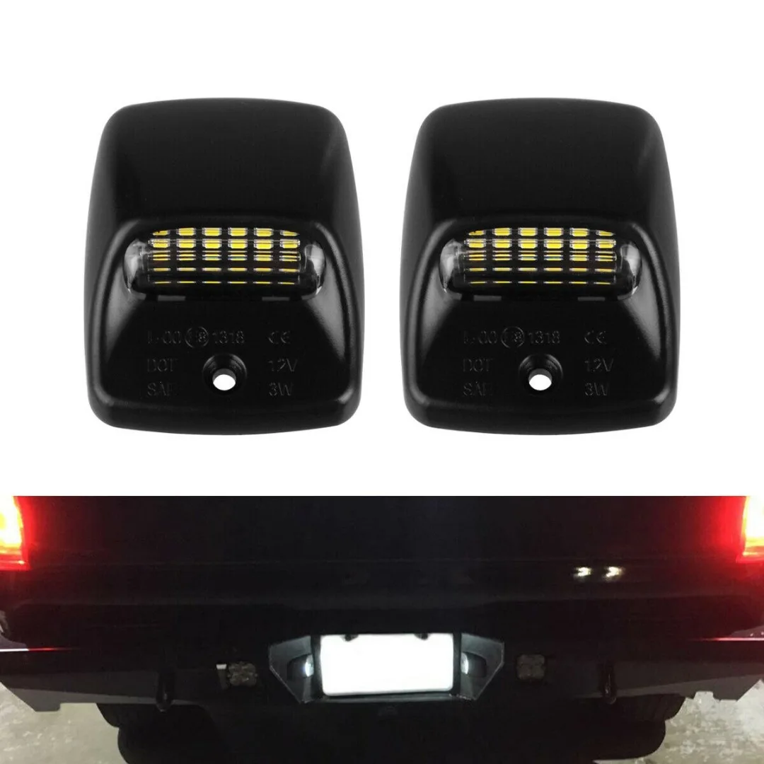 Mayitr 2 шт. 18LED 3014 12V 6500K 1200LM белый номерной знак лампы подходят для Toyota Tacoma 05-15 Tundra 00-13 пикап