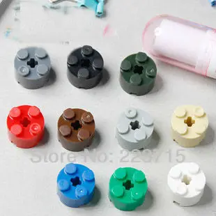 S035 6143 50pcs*Brick round 2x2 W. Cross* DIY enlighten block bricks Compatible With Assembles Particles | Игрушки и хобби