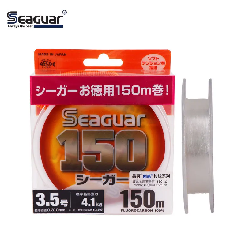 Seaguar 100 метровый фторуглеродный кабель 1 35 9 6 кг с низким сопротивлением памяти