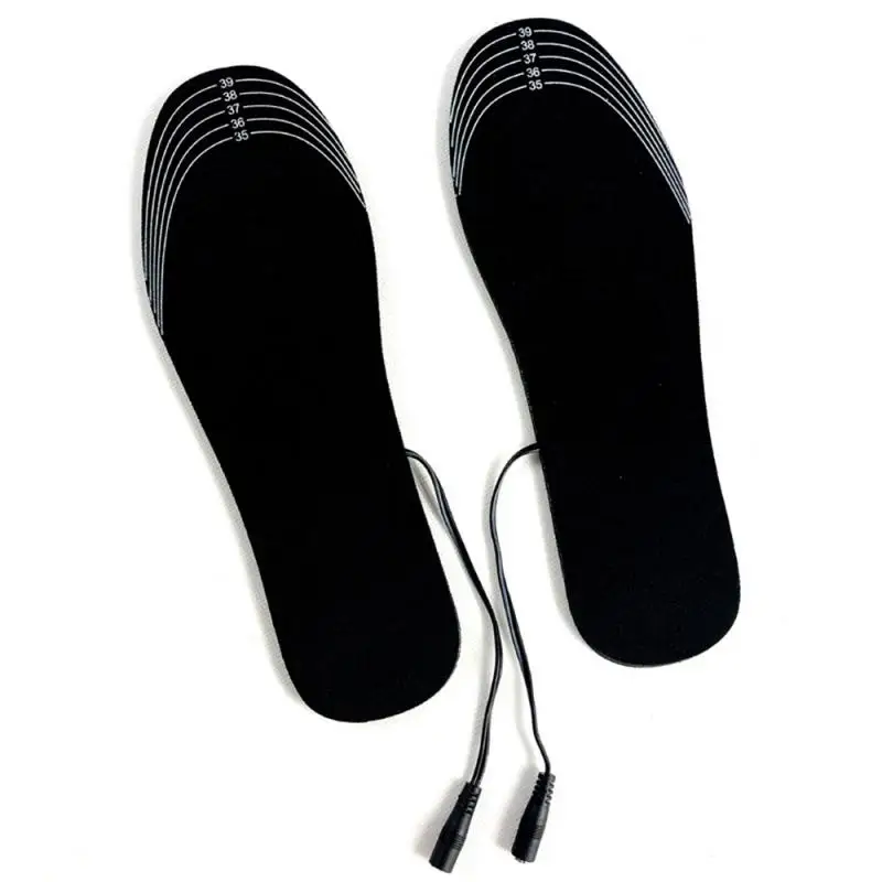Унисекс usb зарядка Электрический Подогрев стельки для обуви зима теплее ноги отопление стельки сапоги перезаряжаемые Нагреватель Колодки подошвы# ND