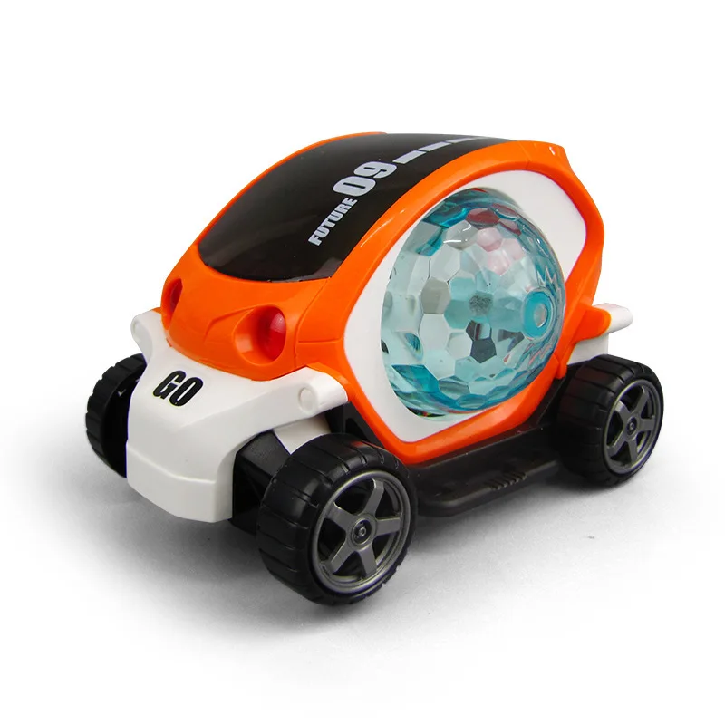 3D светильник игрушечный автомобиль модель Электрический Универсальный вращающийся Красочный музыкальный мультяшный автомобиль дети родитель и ребенок игрушка