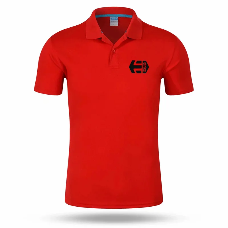 Новинка, Etnies POLO, летняя, быстросохнущая, дышащая рубашка, высокое качество, бренд Mark, рубашка поло, для спорта на открытом воздухе, мужская мода#19 - Цвет: 9