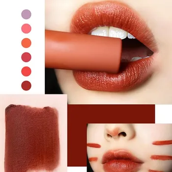 

Air Cushion Lip Gloss 6 Colors Orange Red Vampire Pigment Waterproof Long Lasting Velvet Matte Lip Tint
