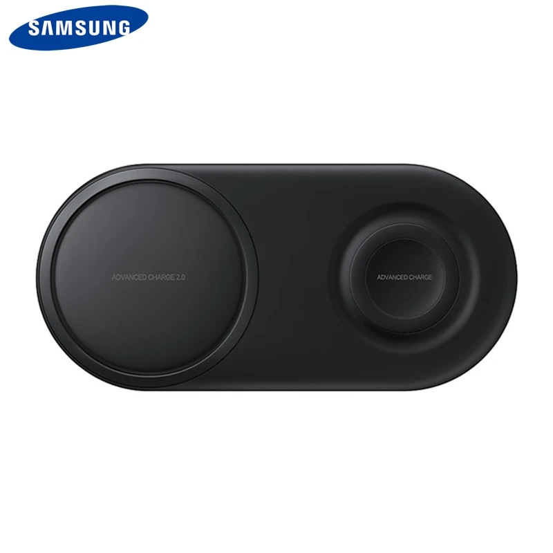 samsung быстрый беспроводной зарядный коврик EP-P5200 для samsung Watch gear S4 S3 Galaxy S10 Note10+ S9Plus Note9 N960F IPhoneXS