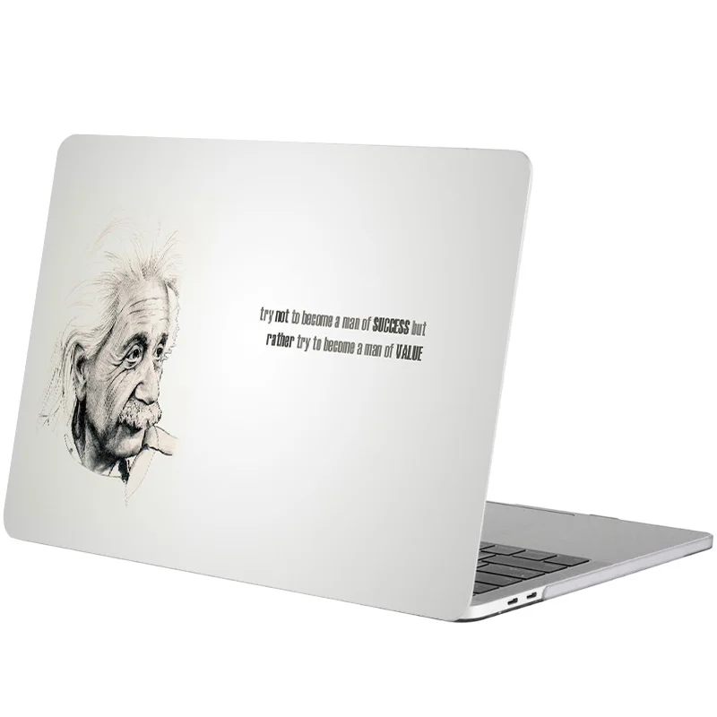 Наклейка для ноутбука Einstein Motto для Macbook Pro 1" Air retina 11 12 13 15 дюймов Mac Наклейка для книги Защитная Наклейка с полным покрытием
