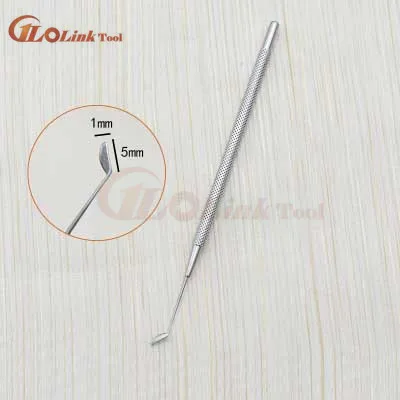 Stainless Middle SML Размер микроскопические инструменты из титанового сплава офтальмологический скребок для век тарзальная железа верхний скребок для век инструмент для разделения - Цвет: Stainless Middle