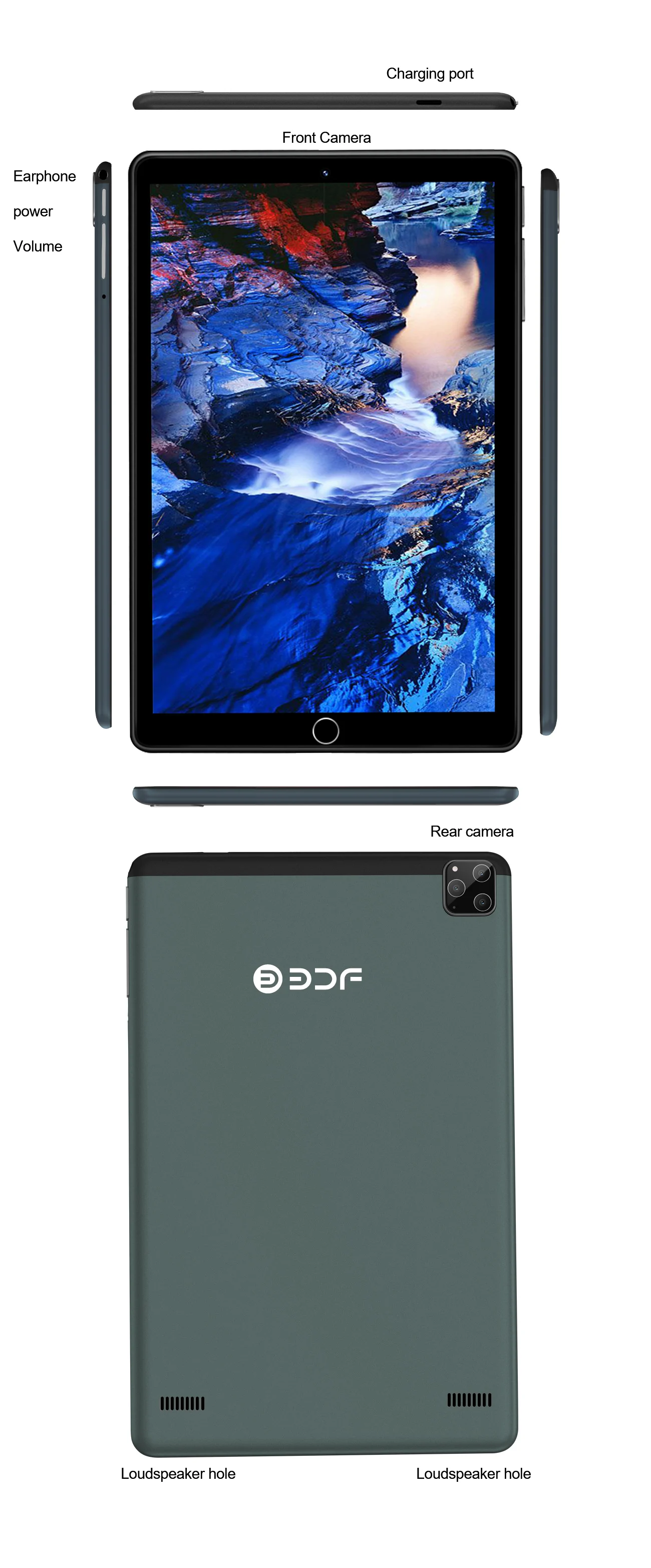 10.1 Inch Octa Core Tablet - 3G Network, 4GB/64GB, Mi Pad 5 Pro, Android 9.0, Phone Call, GPS, WiFi, Bluetooth Tablet Description Image.This Product Can Be Found With The Tag Names Computer Office, Network tablet pc, Tablets