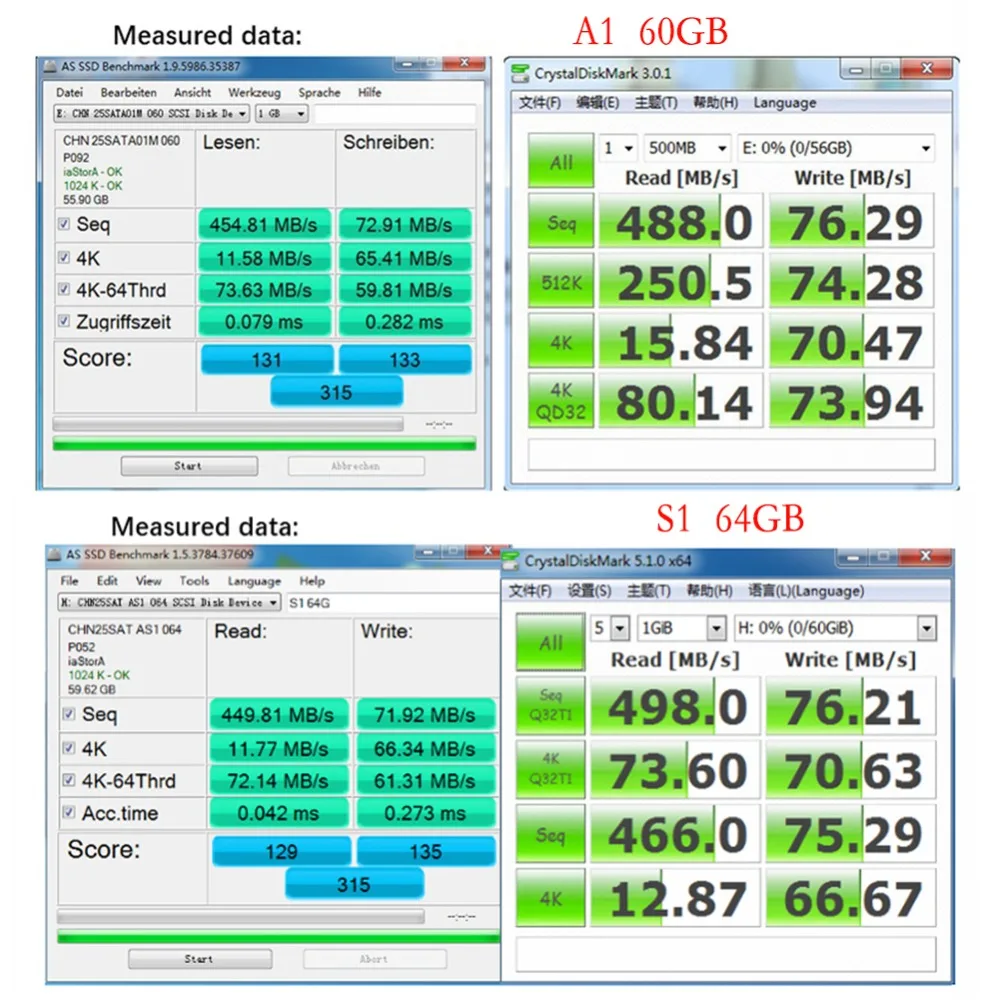 Zheino SSD SATAIII A1 S1 120 GB 240 GB 480 GB 128 GB 256 GB 512 GB 30 32 GB 60 GB 64 GB MLC Внутренний твердотельный диск