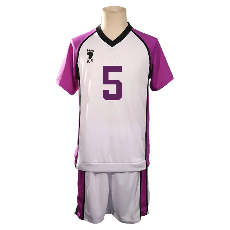 Haikyuu! Трикотажный костюм для косплея Shiratorizawa Satori Tendo Gakuen Koukou Ushijima Wakatoshi