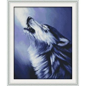 

Everlasting Love Howl Chinese Cross Stitch Kits Ecological Cotton Stamped Printed 14 11CT DIY Gift New Year Decorations For Home