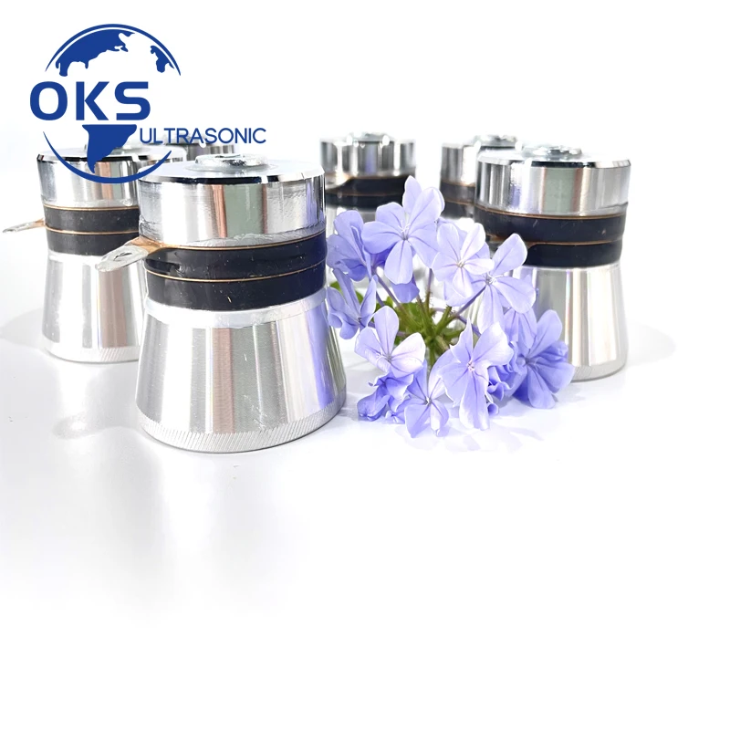 

40K 60W PZT4 Good Thermal Stability Ultrasonic Transducers With Hole For Dedicated Ultrasonic Generator