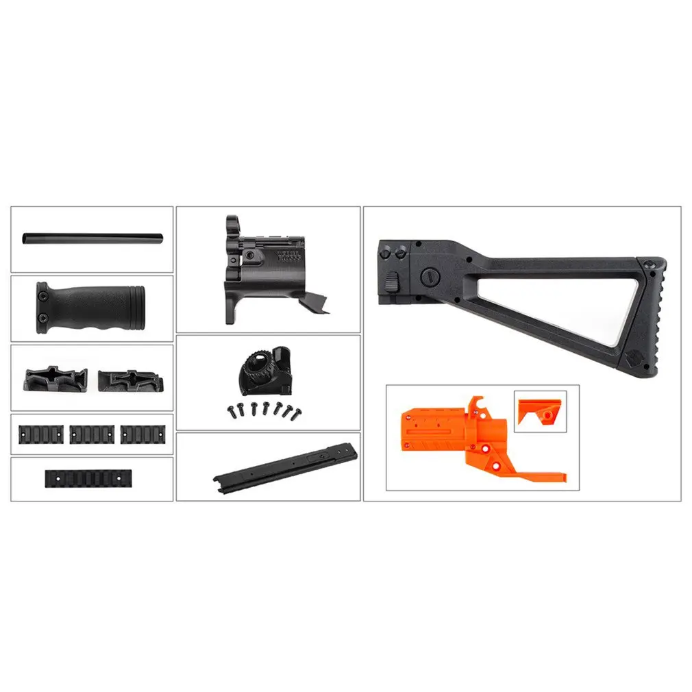 

Worker STF-W008-02-A MP5-K B Style Mod Kits Set With Orange Adaptor for Nerf N-Strike Elite Stryfe Blaster