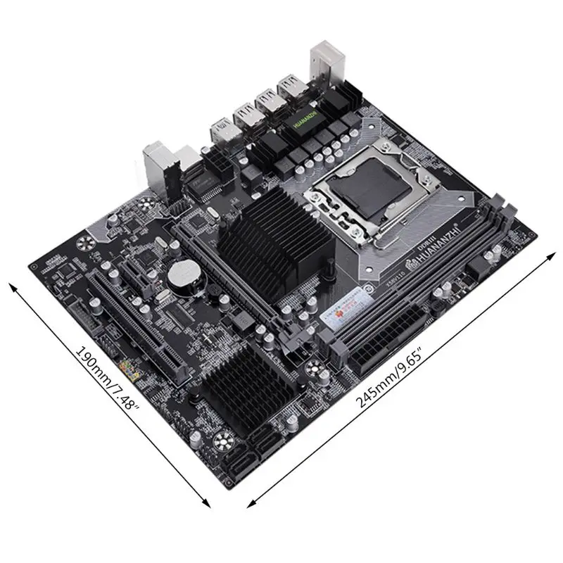 Huananzhi X58 LGA1366 DDR3 PC настольные компьютеры LGA 1366 компьютерные материнские платы подходят для сервера ECC REG ram
