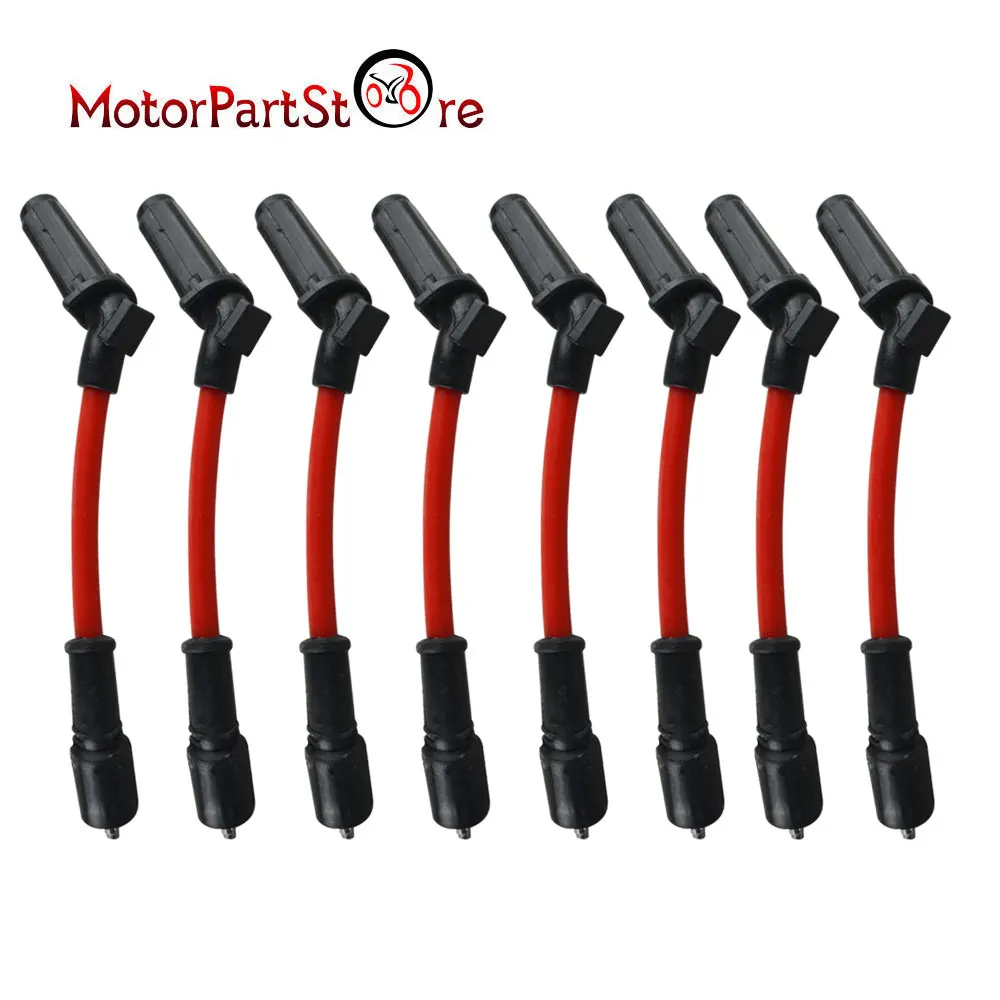 8 Pcs Spark Plug Ignition Wires Set 10mm LS1 LS2 LS4 LS6 LS7 LS9 For